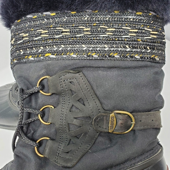 Vintage women's sorrel faux fur snow boots - Picture 3 of 11